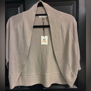 Brand New Calvin Klein Gold Metallic Women's Shrug. Sz S